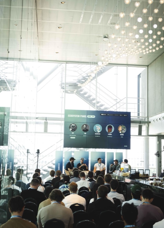 Ecosystem panel on stage